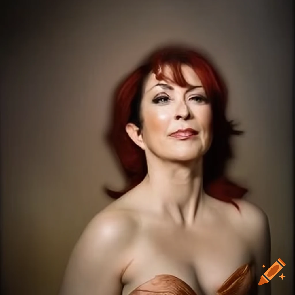 Patricia Heaton in the style of Birth of Venus