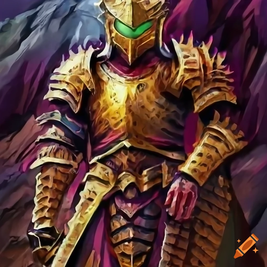 Lionheart Armour against a rocky mountain backdrop