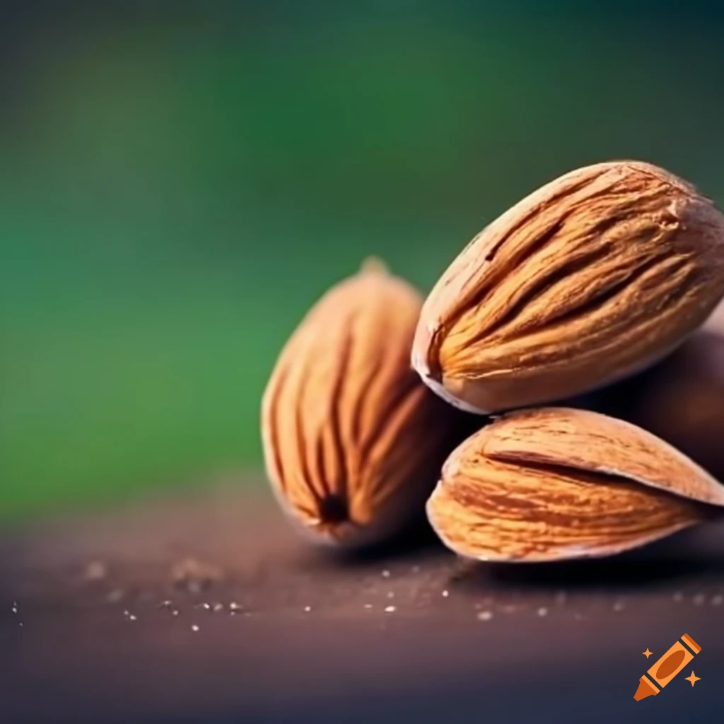 Almonds on the ground