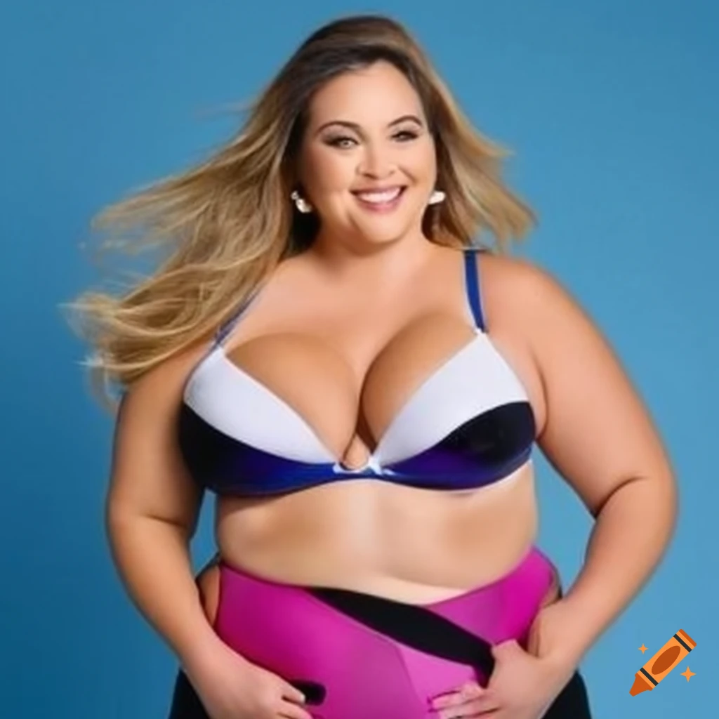 Curvy person with a positive self-image