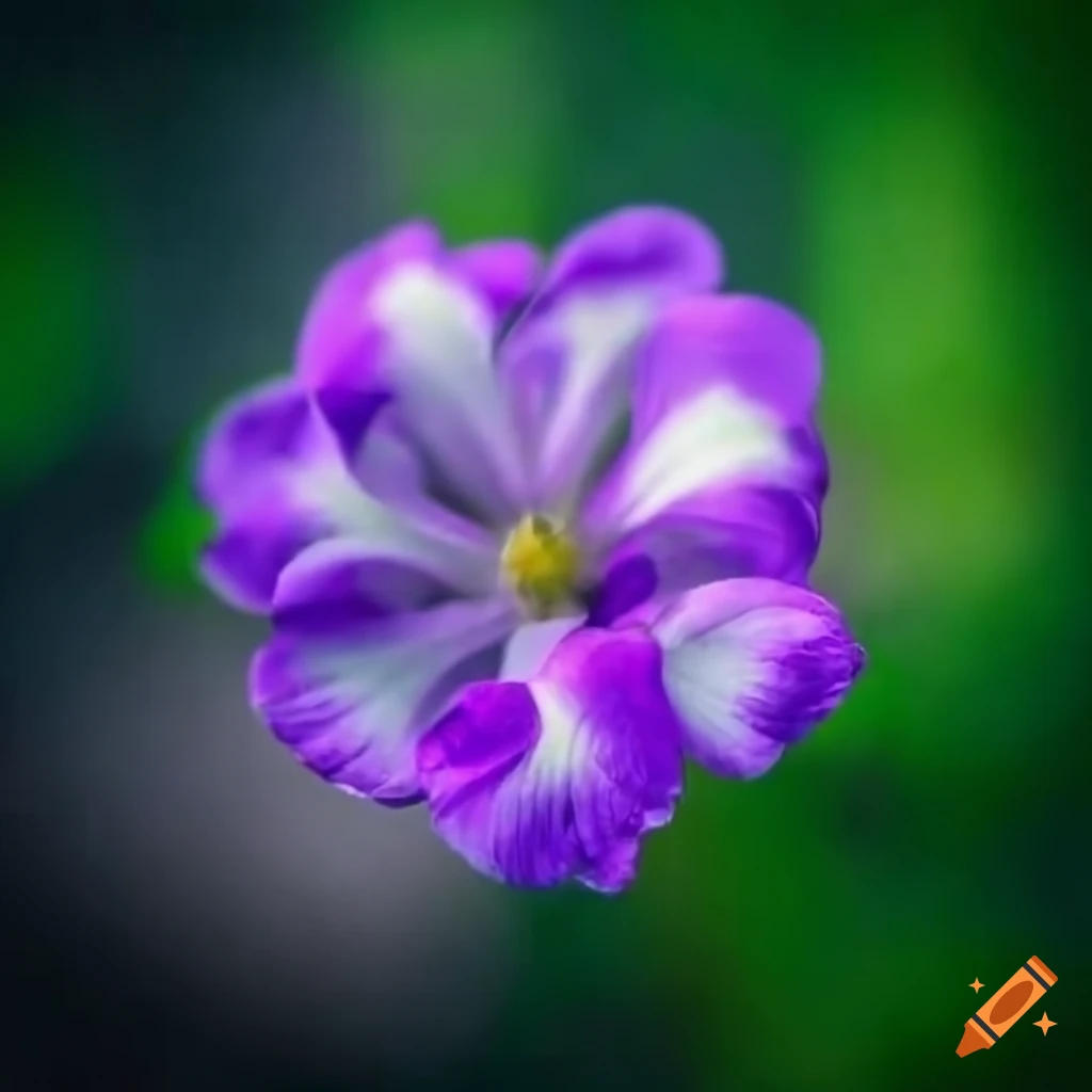 Poisonous Zedequin flower with light lavender petals transitioning into white, creeping along the ground