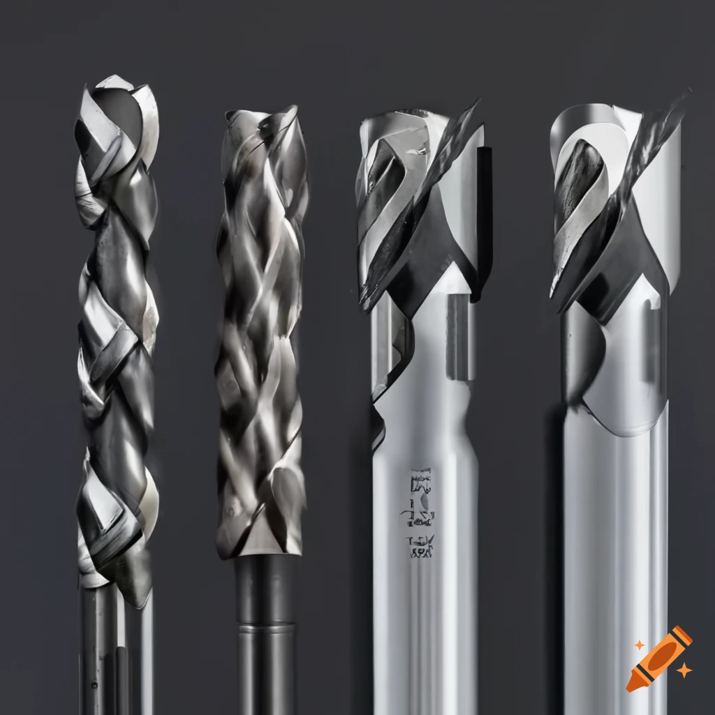 Poster of drill bits and cutters for a hardware store
