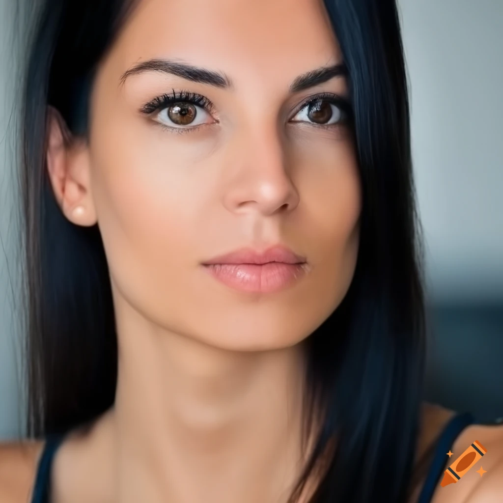 Head shot of an Italian lawyer with curled black hair and brown eyes