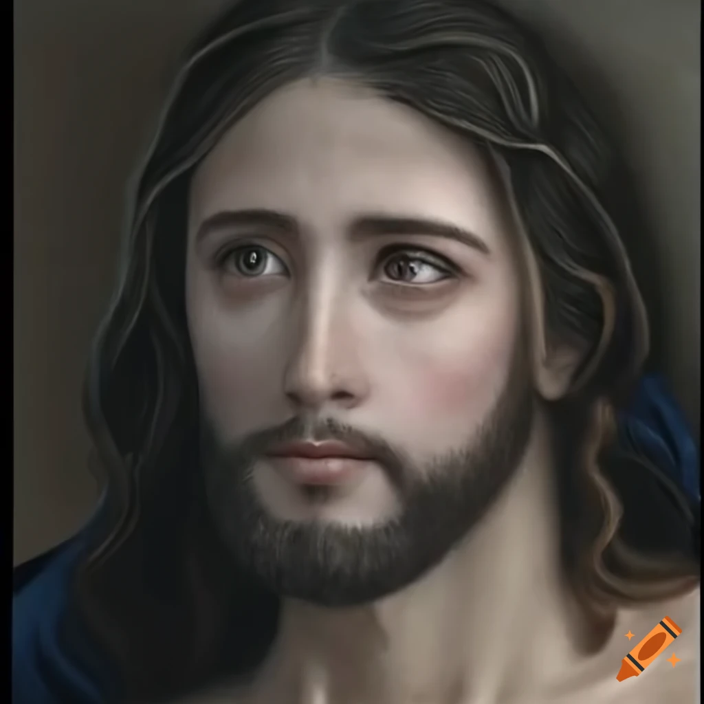 Hyperrealistic image of Jesus Christ