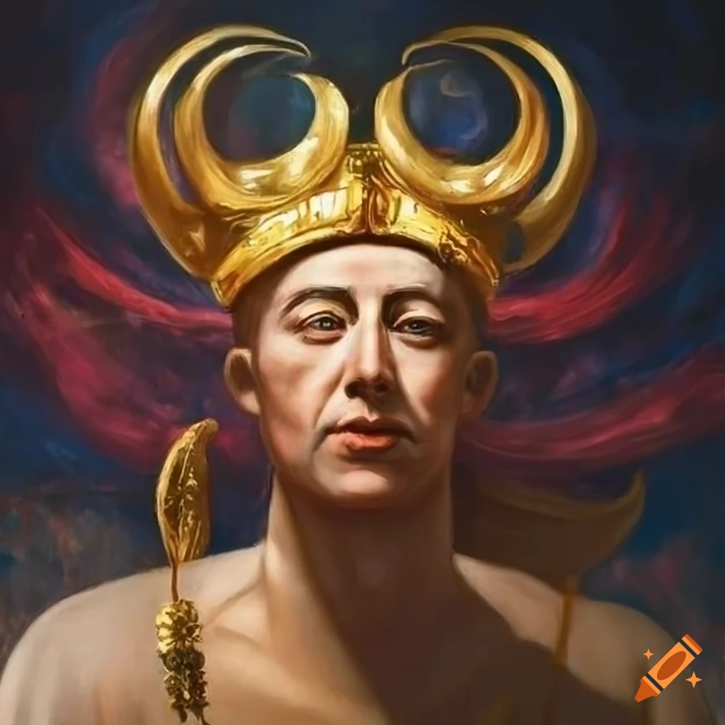 Self portrait of king of the cosmos