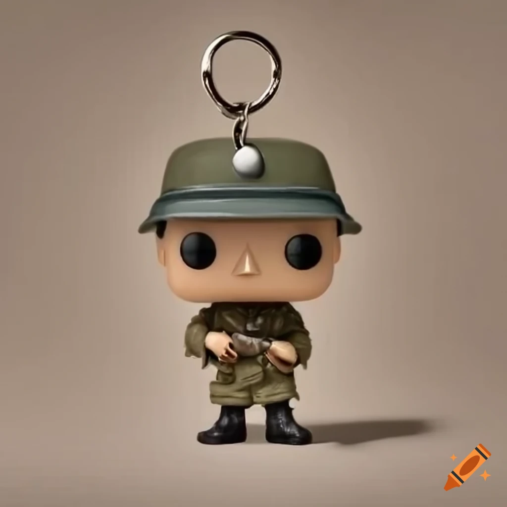 WW1 soldier Funko Pop keyring