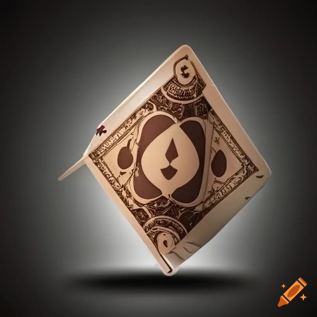 Playing cards and money