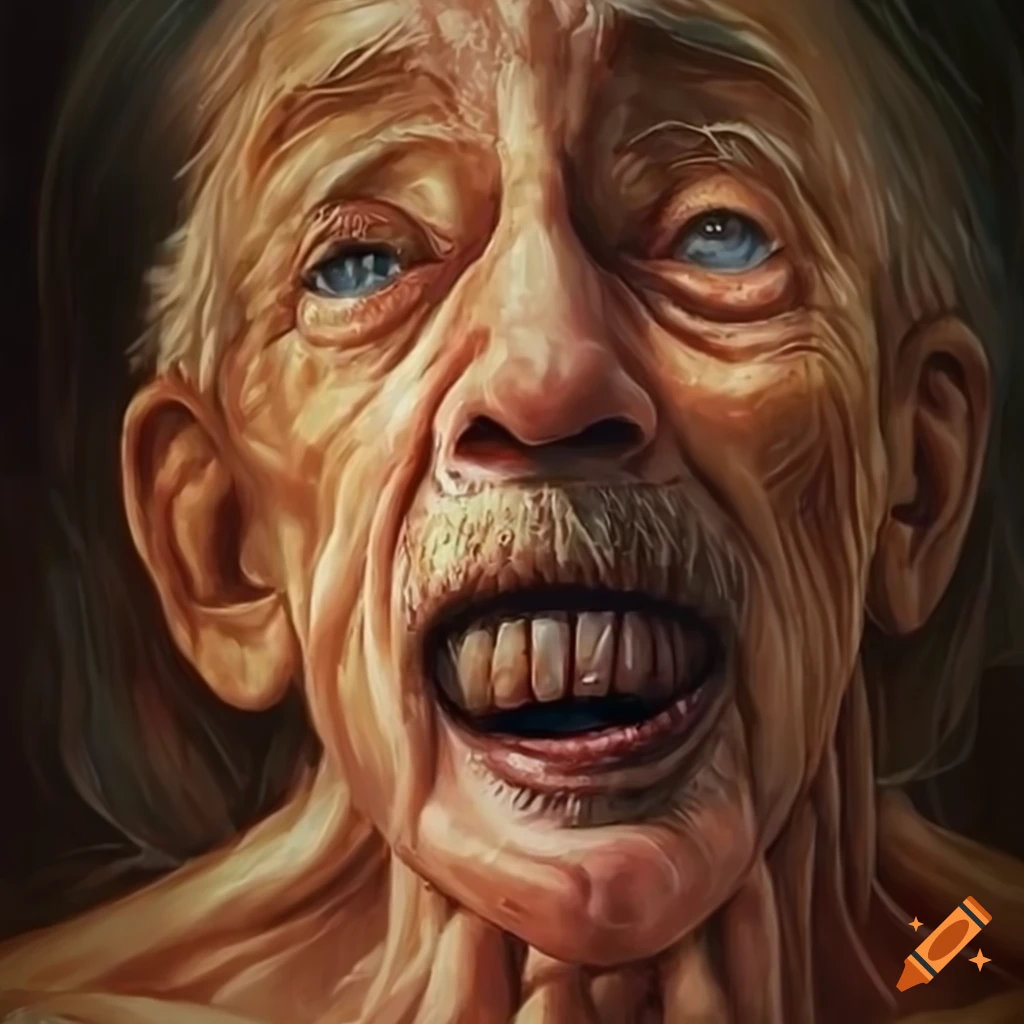Hyperrealistic portrayal of a blessing from God