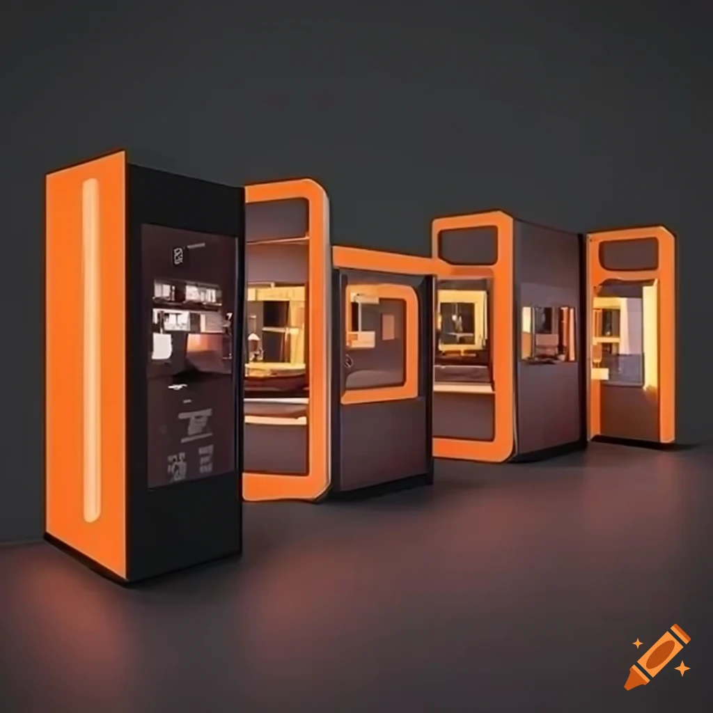 Generative AI design kiosks offering personalized products in InnoStyle pop-up experience space