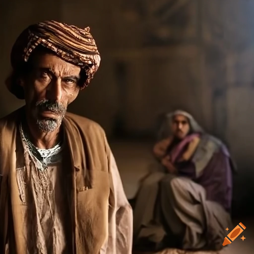 Middle Eastern man in traditional attire