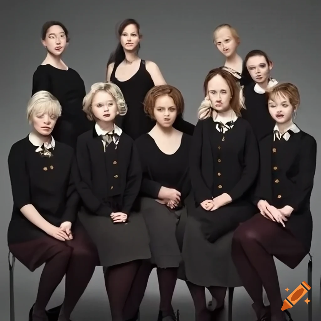 Class photo of 12 adults of all ages wearing simple clothes