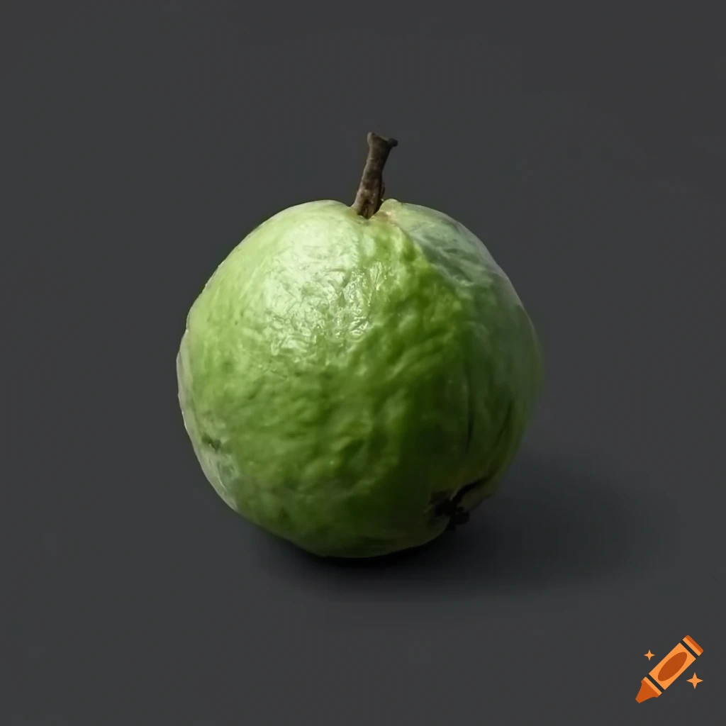 Raw old green guava
