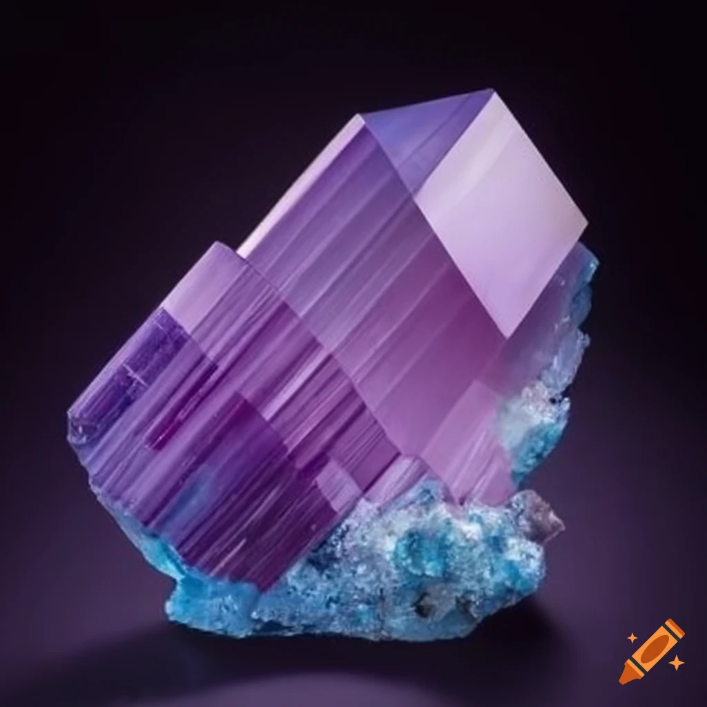 Jet propulsion mineral crystals