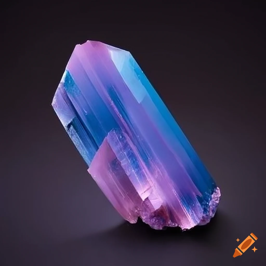 Jet propulsion mineral crystals