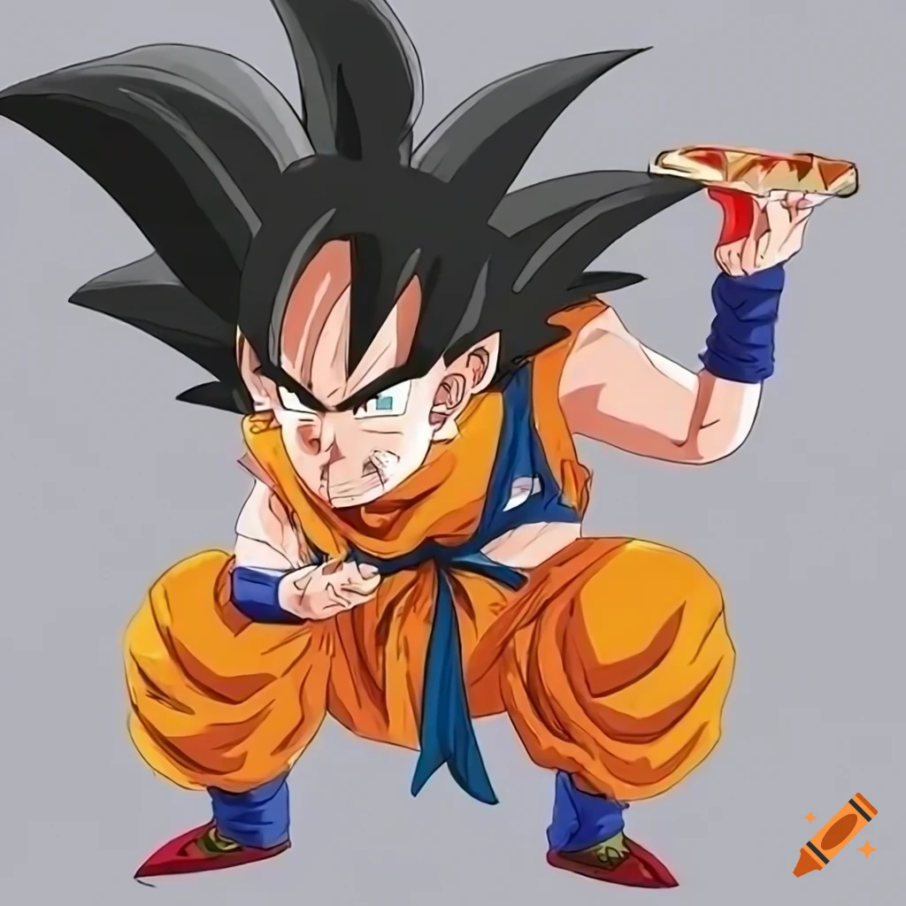 Goku enjoying panuchos in Yucatán