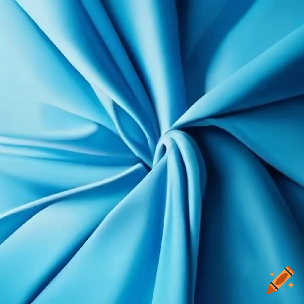 Blue tablecloth