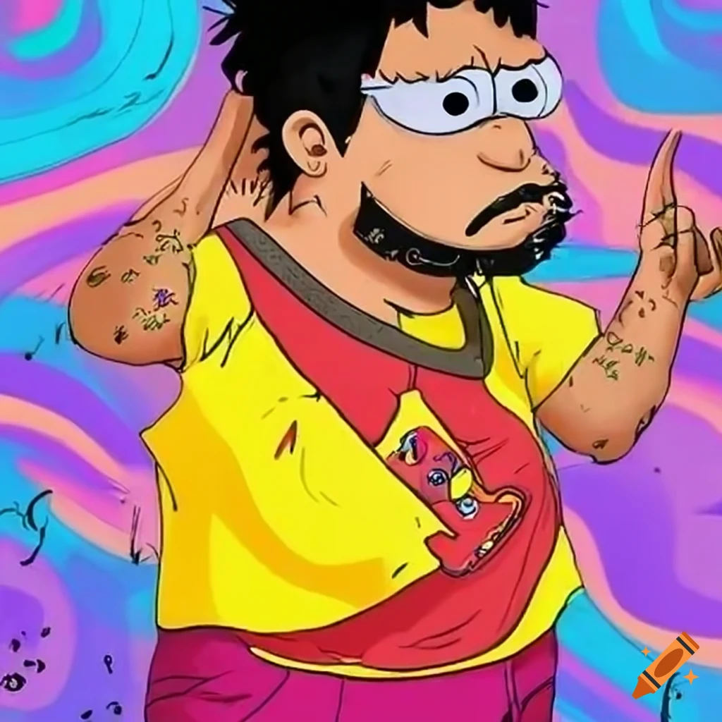 Plus size Filipino bartender man