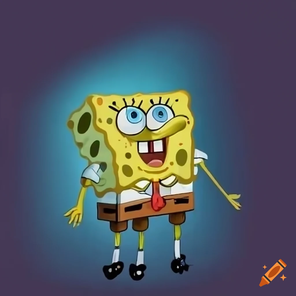 SpongeBob and MrBeast shaking hands