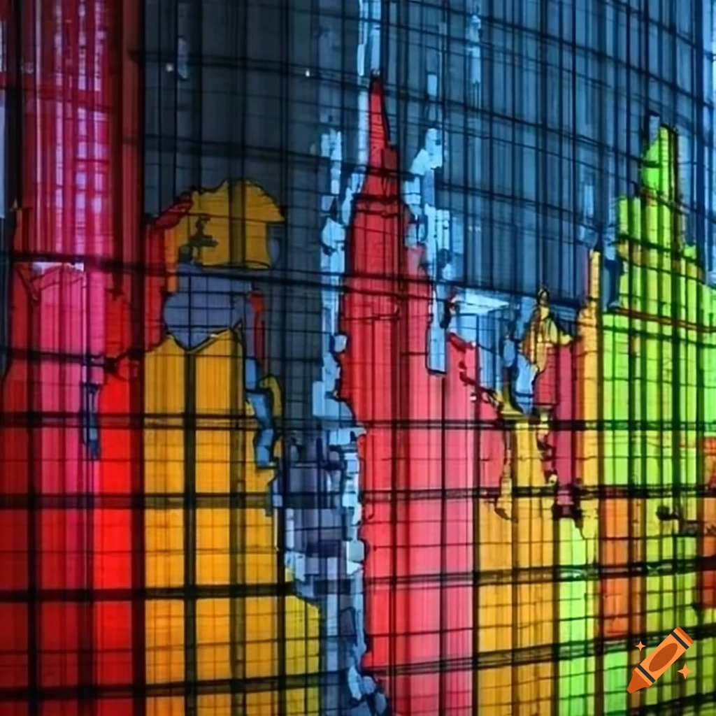 Graph showing global economic losses of countries
