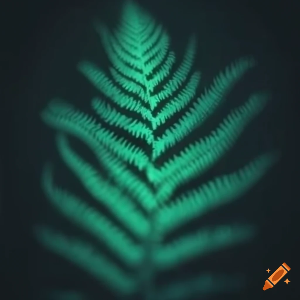 Stunning features and beautiful light with cool glow fern pattern