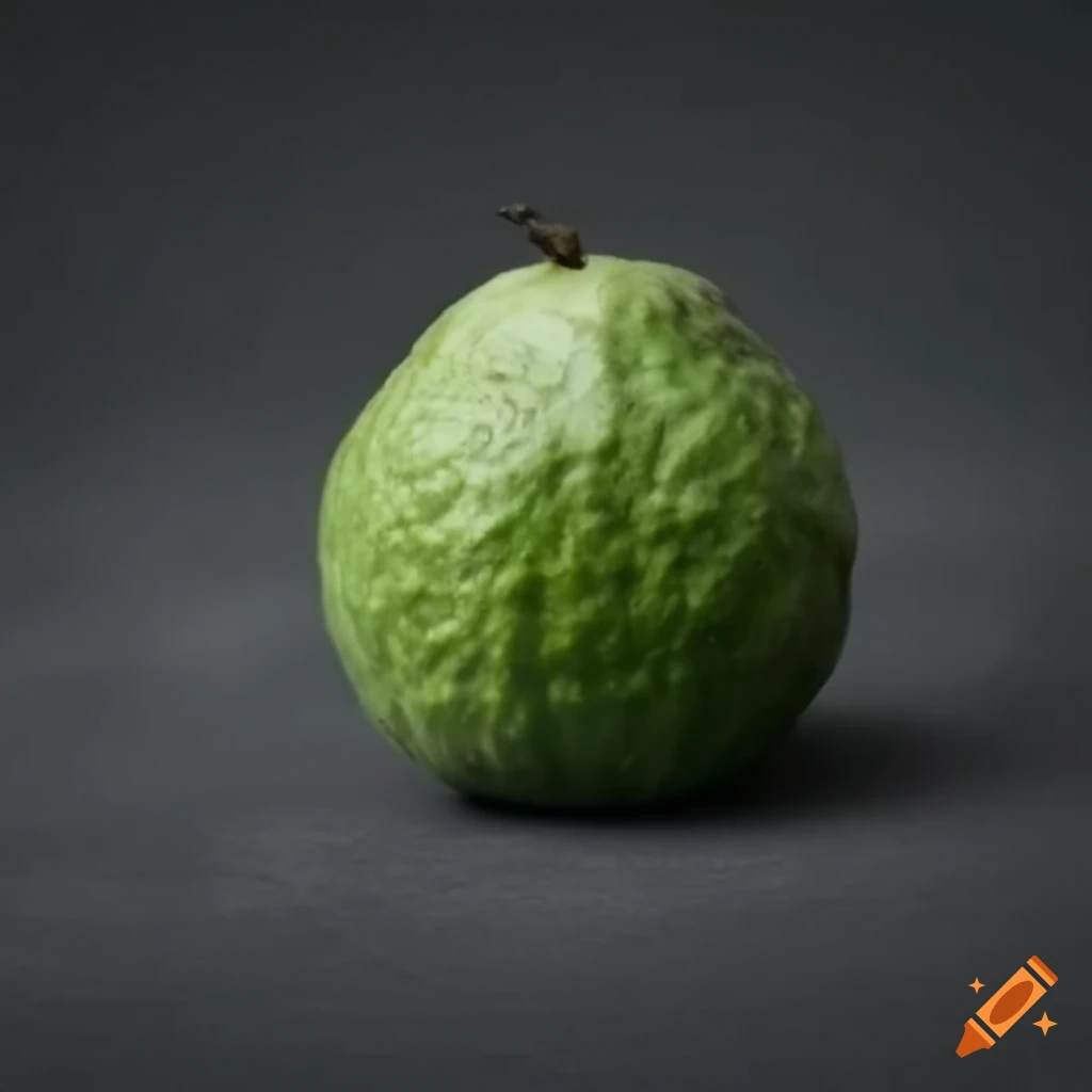 Raw old green guava