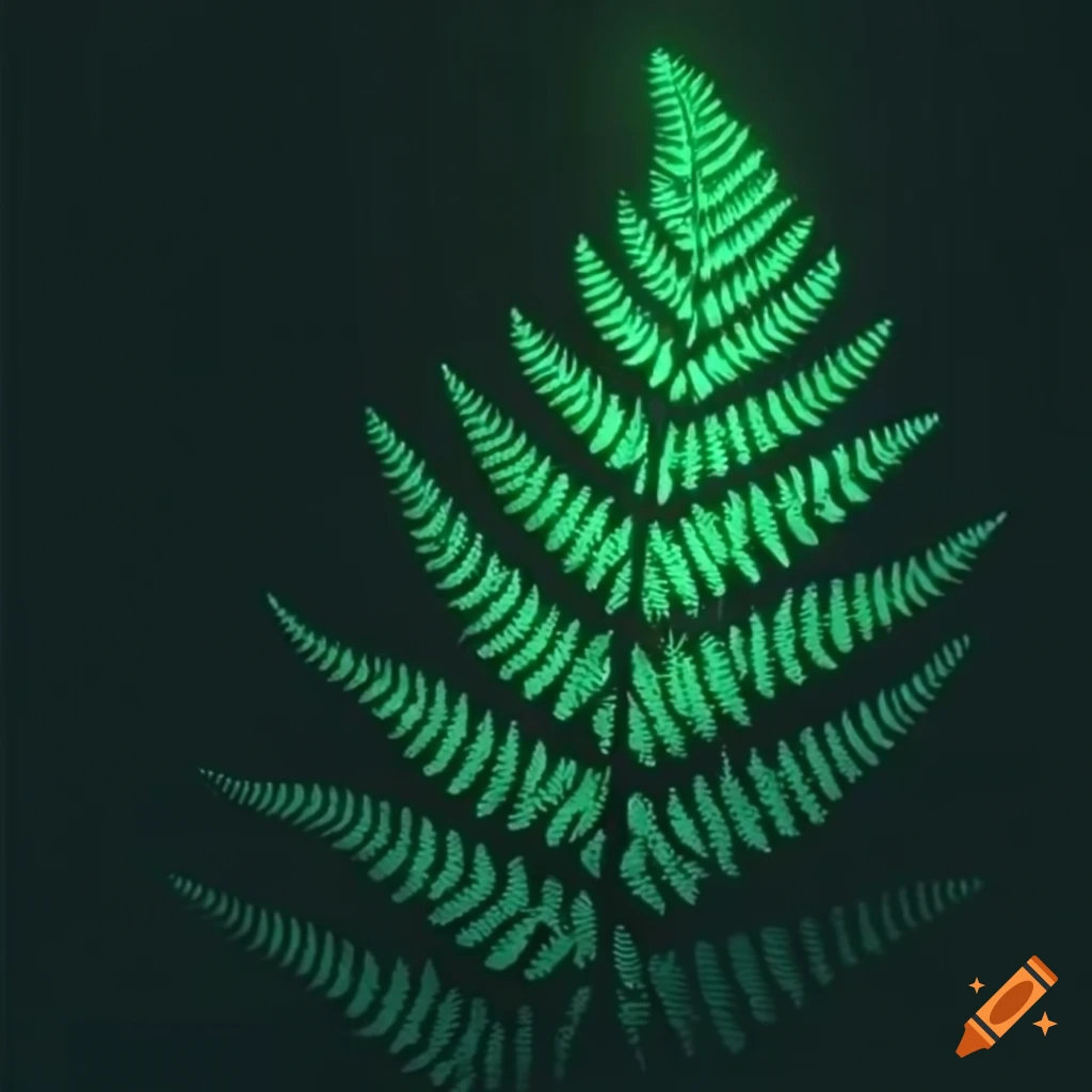 Stunning features and beautiful light with cool glow fern pattern