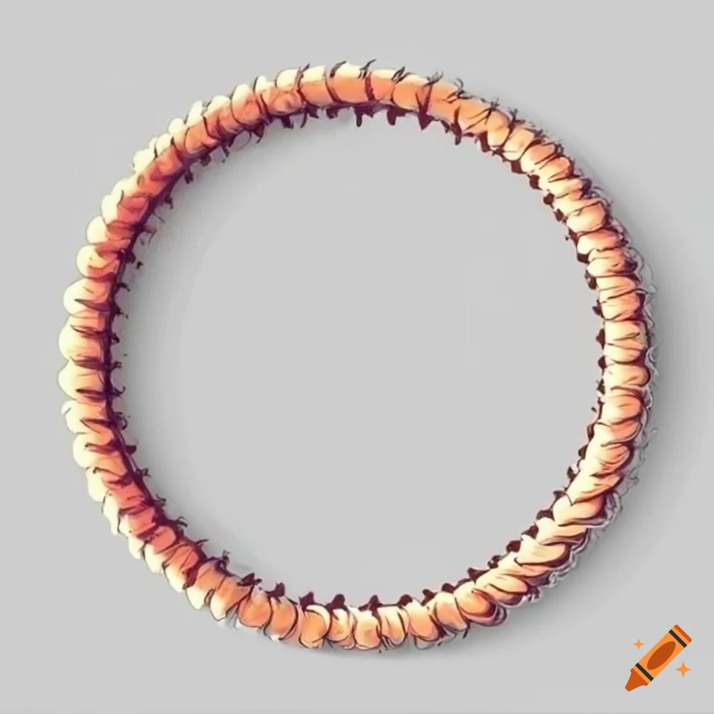 Round decorative outline