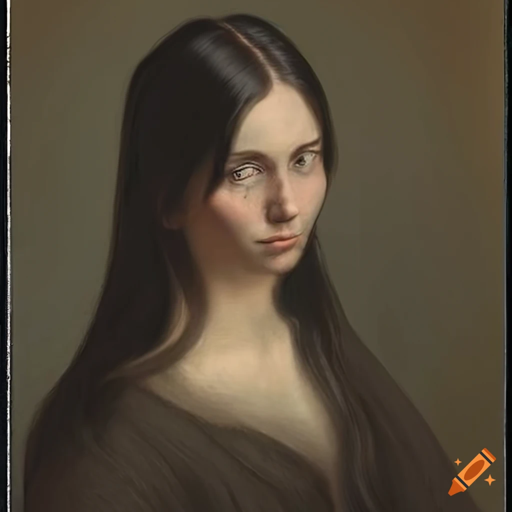 Young woman with long dark hair in a contemplative pose wearing a light-colored ribbed sweater