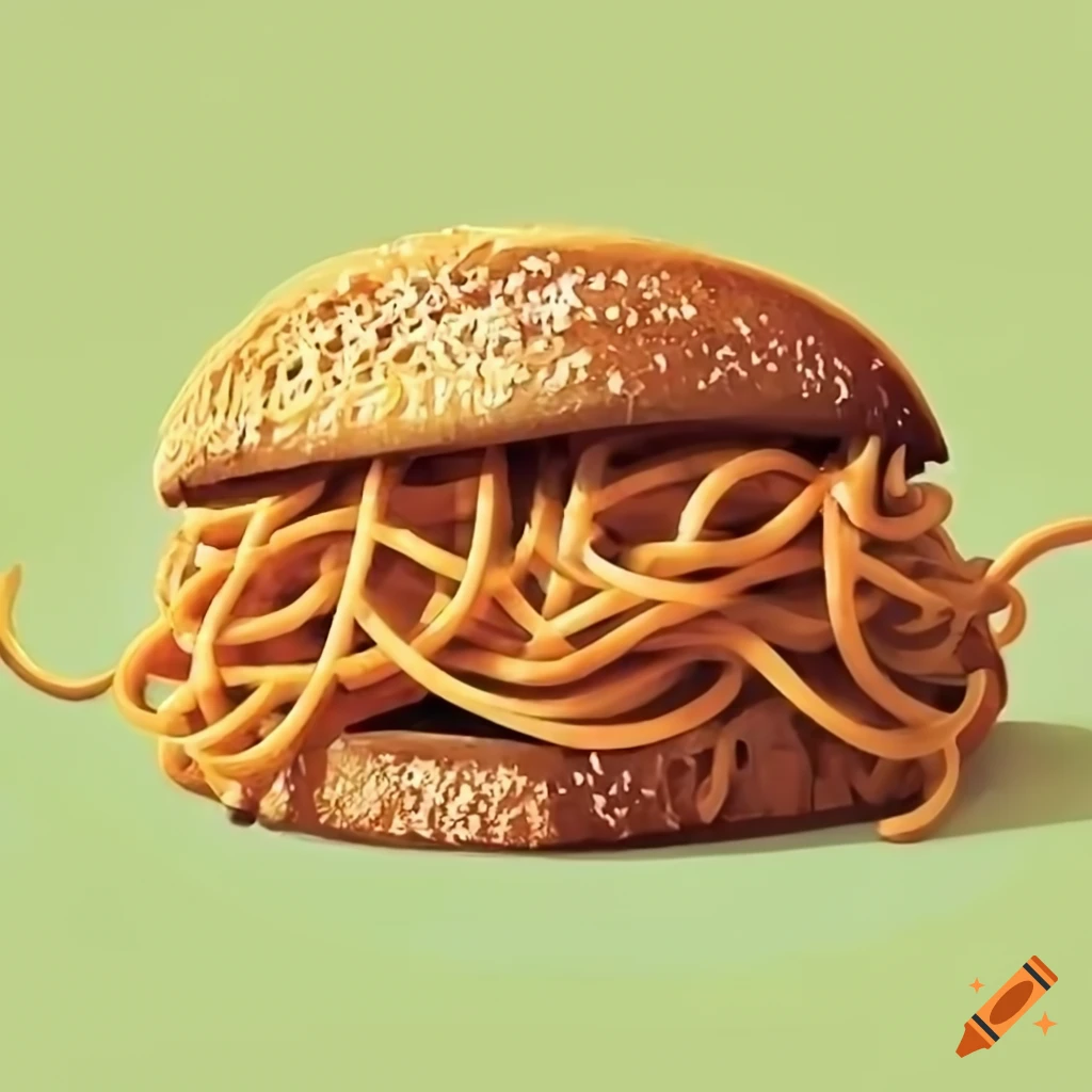 Spaghetti sandwich