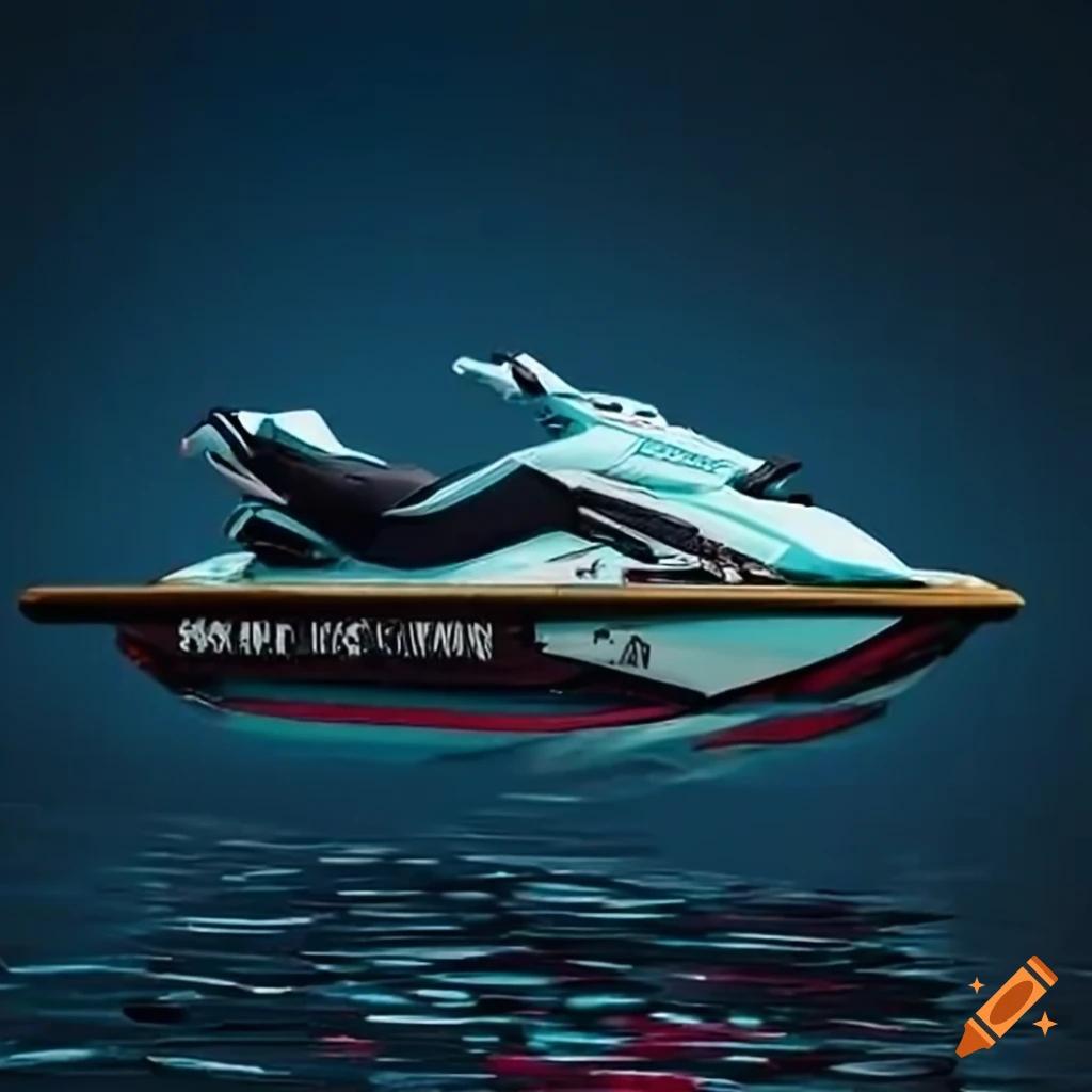 Jet ski in action