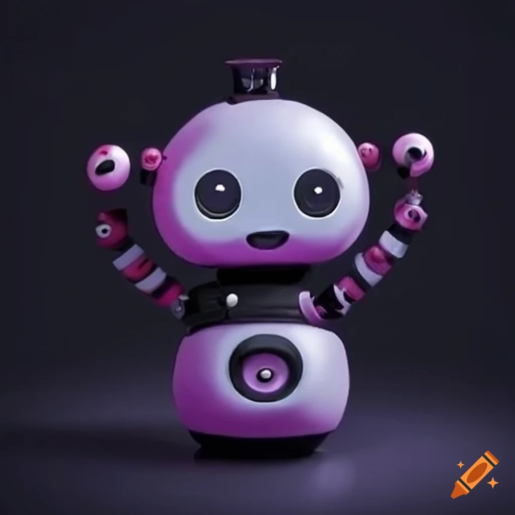 Cute killer goth robot companion