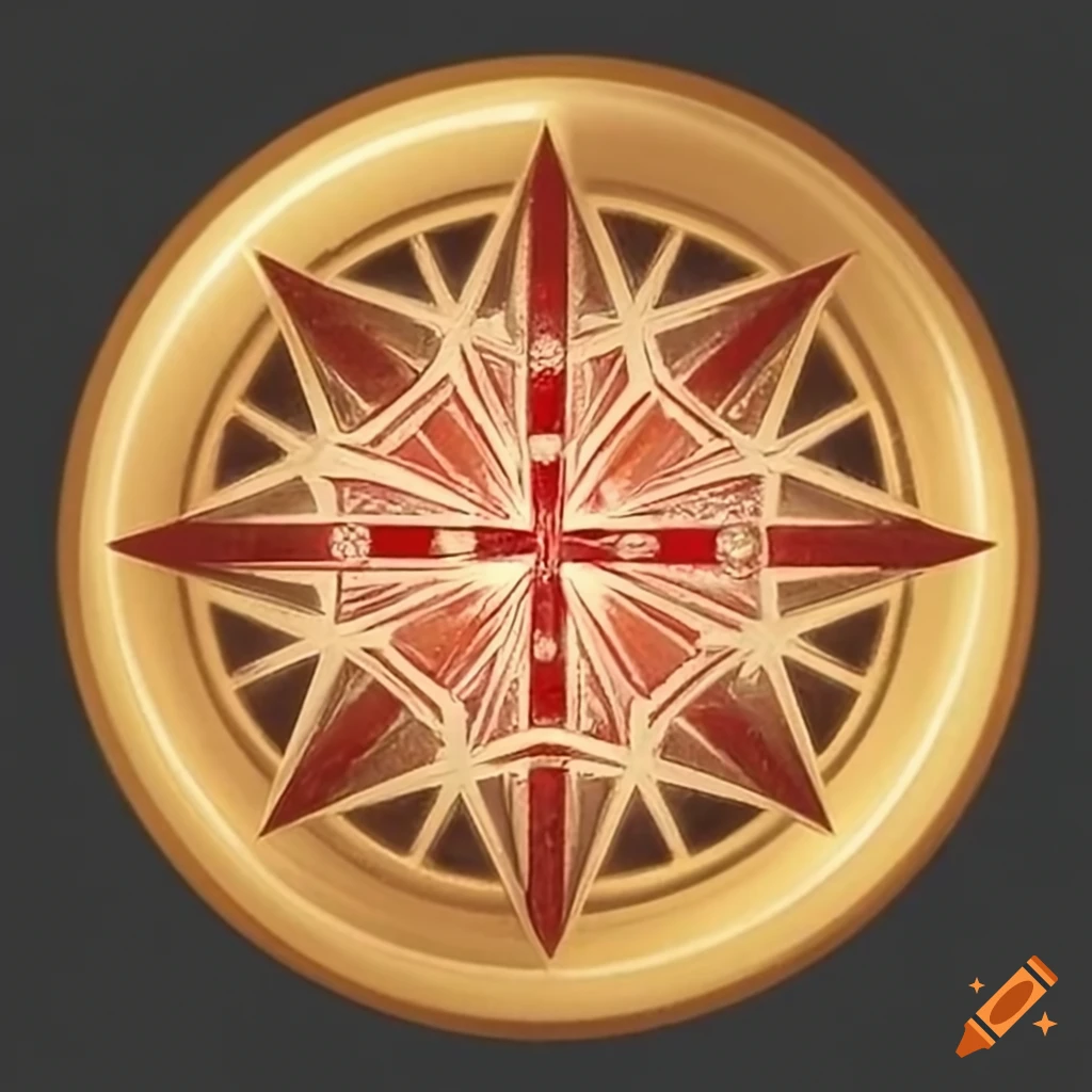 Symbolic golden ring with emanating light and a white circle inside on ...