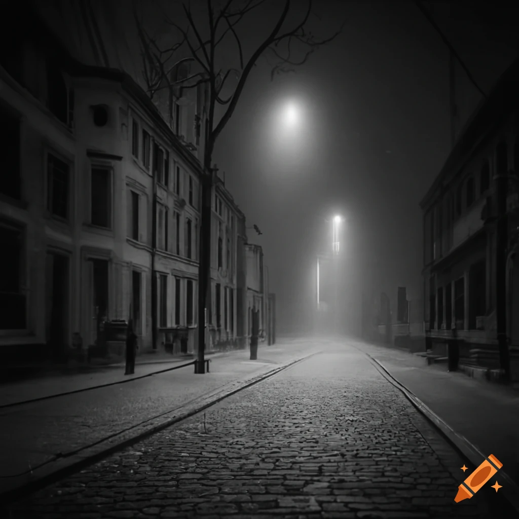 Streetlamp in the fog