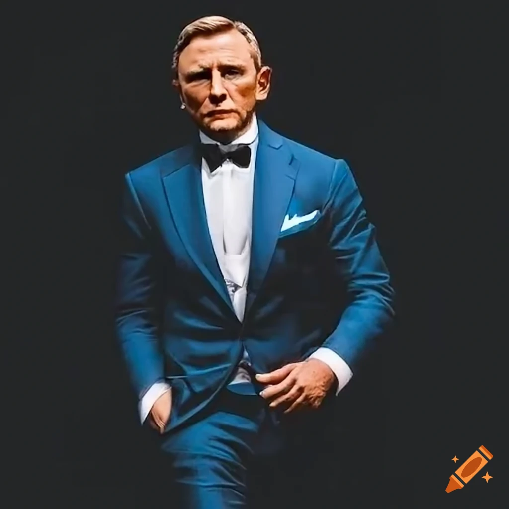 James Bond in classic suave attire exploring Venice's enchanting canals