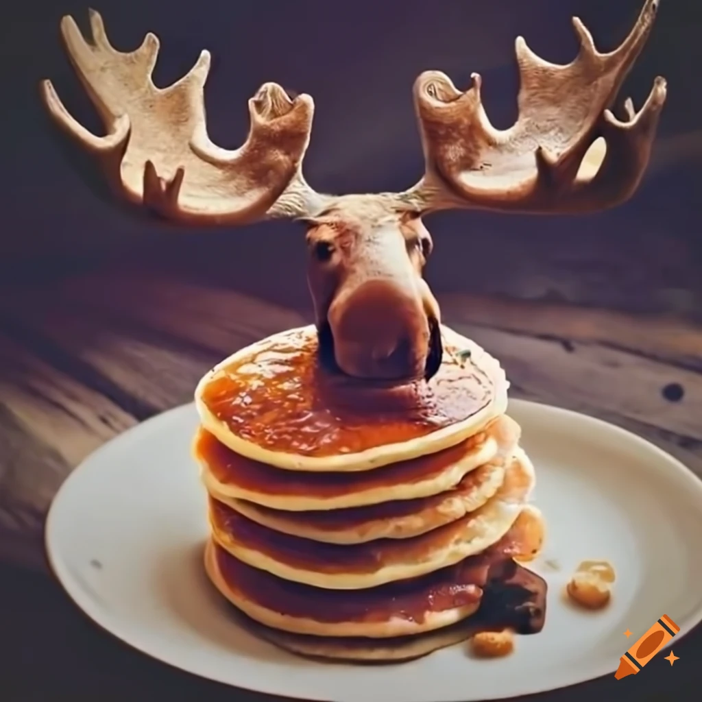 Pancake with moose