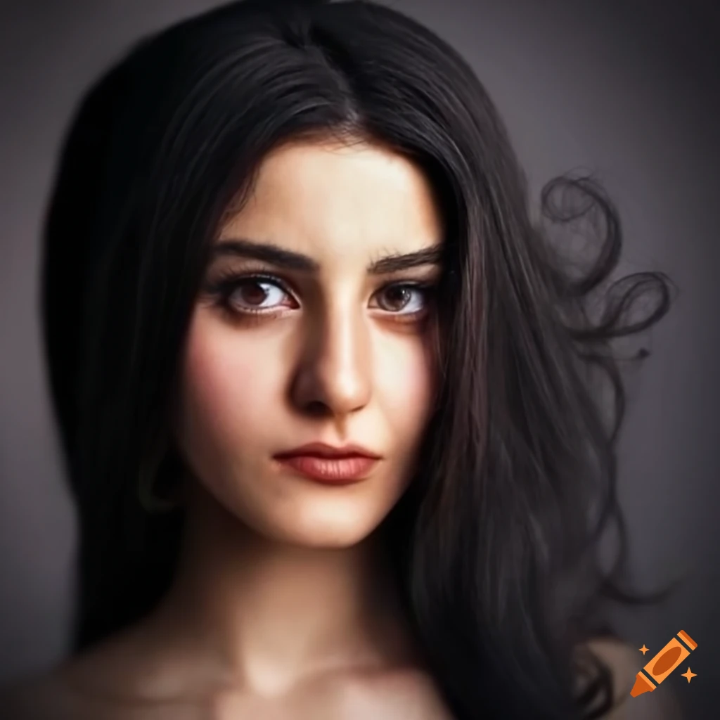 Portrait of a 32-year-old Iranian woman