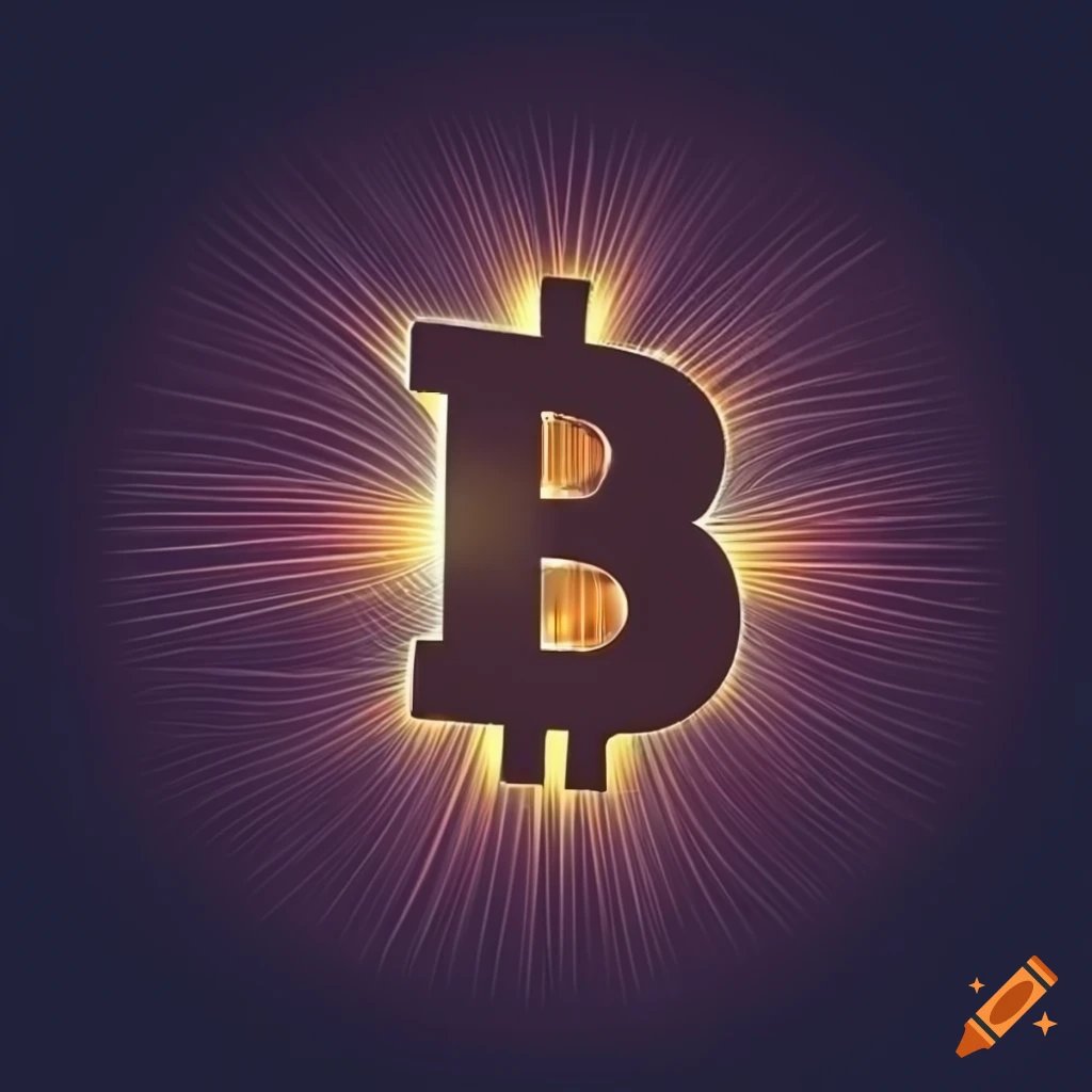 Bitcoin garment fabric fractal pattern in precise vector art