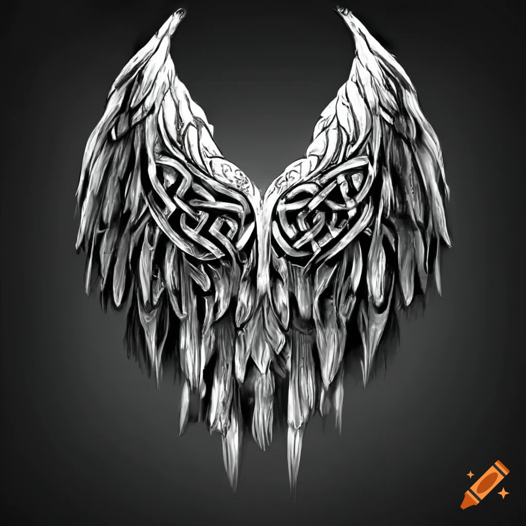 Celtic style wings