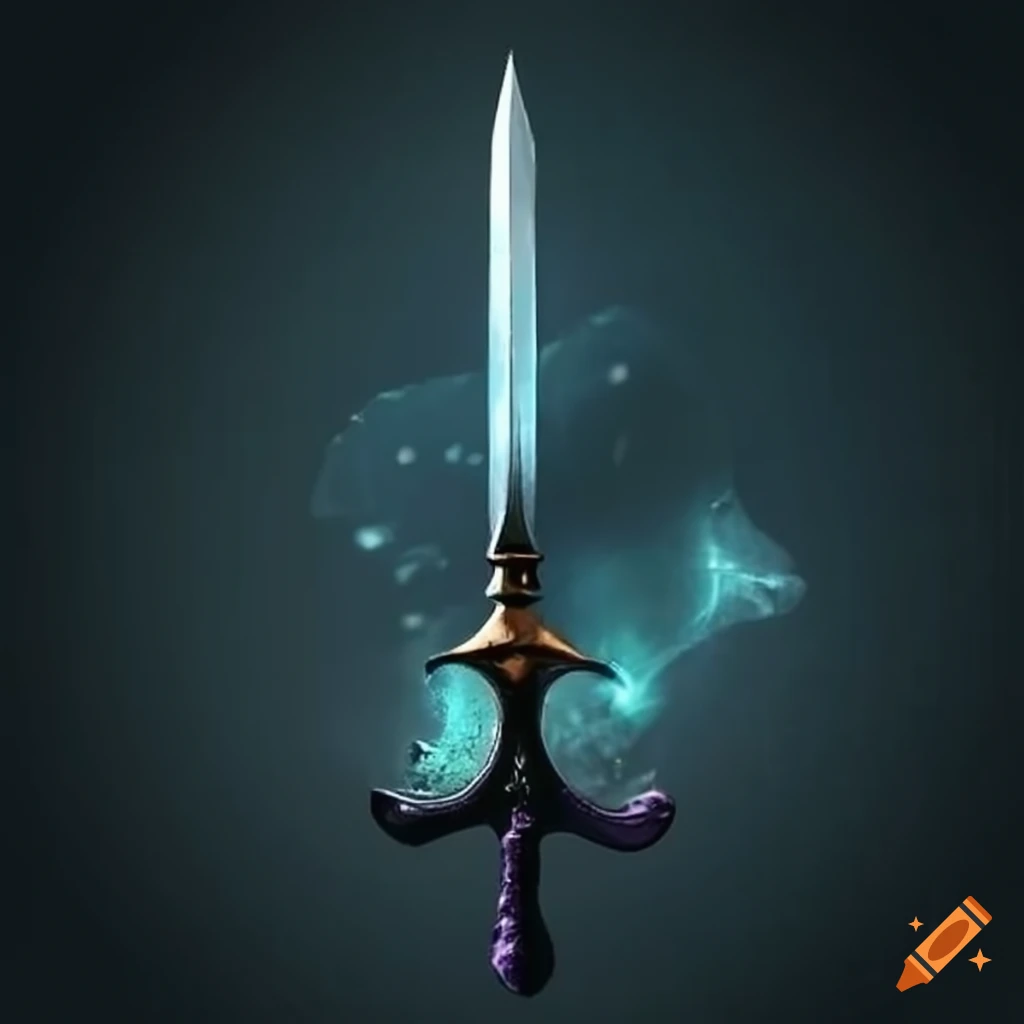 Ace of swords representing idea inception and air element