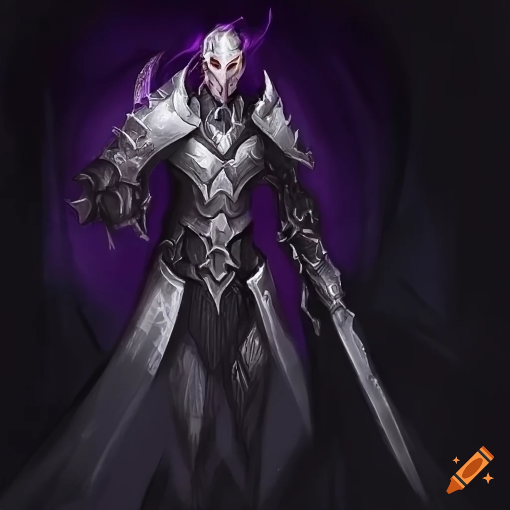 Male Shadow Paladin of TsuKiyo with a broad sword