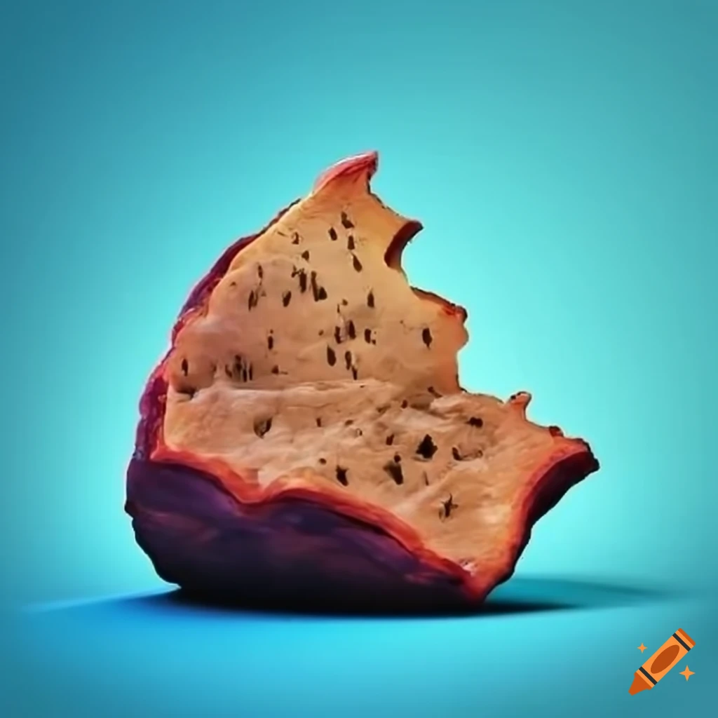 Half-eaten rock