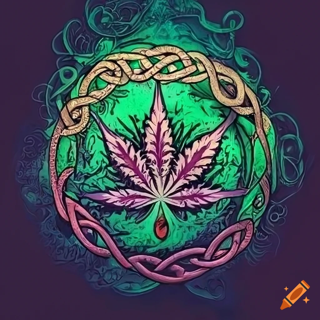 Celtic art Weed Smokers Logo