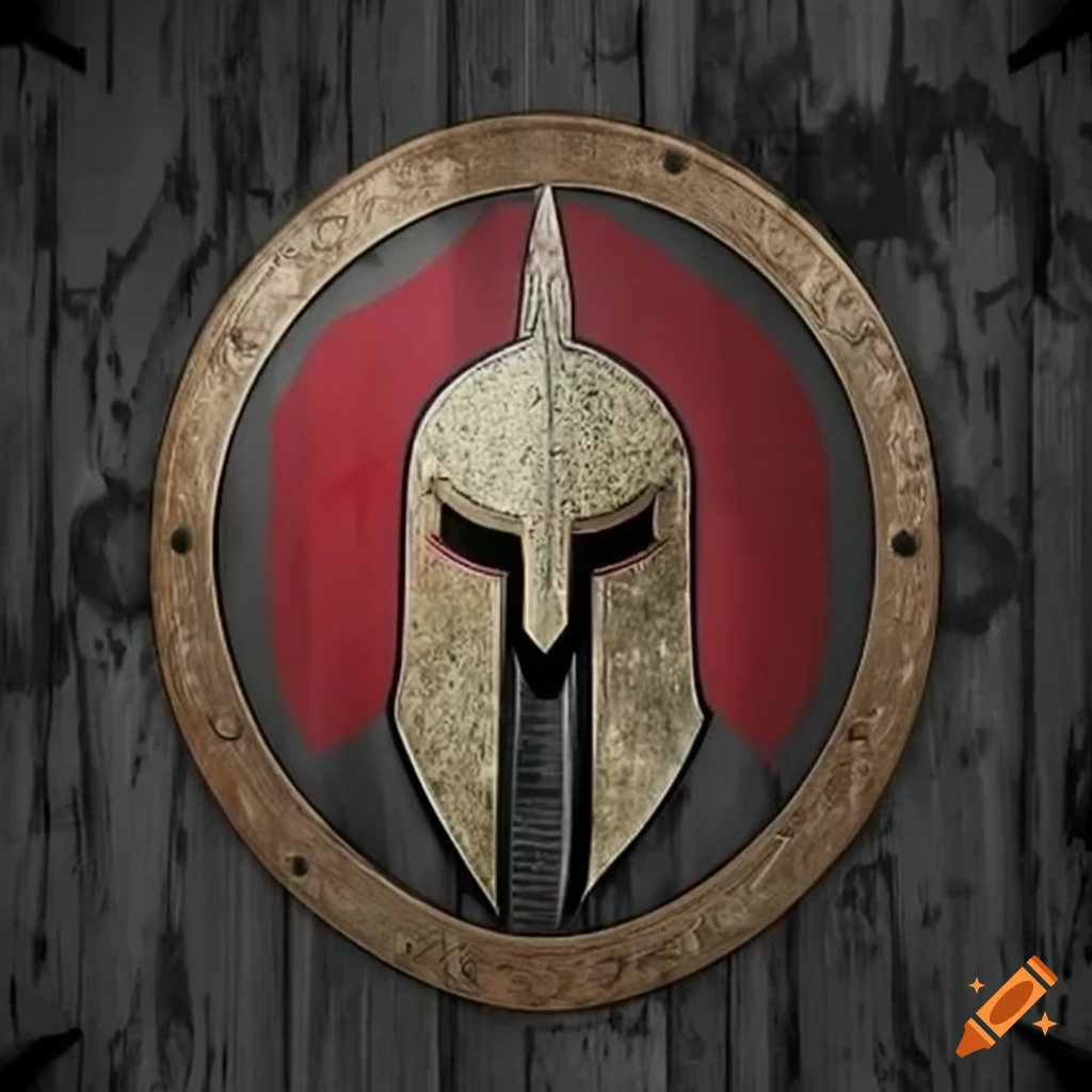Spartan warrior's shield as official Olympic flag design