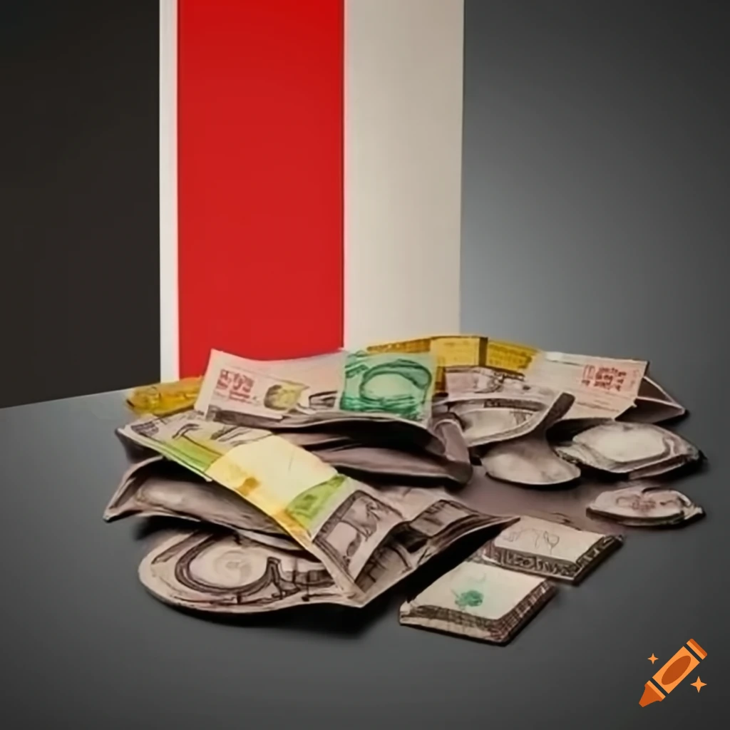 Propaganda poster promoting unity and patriotism with money and a German flag