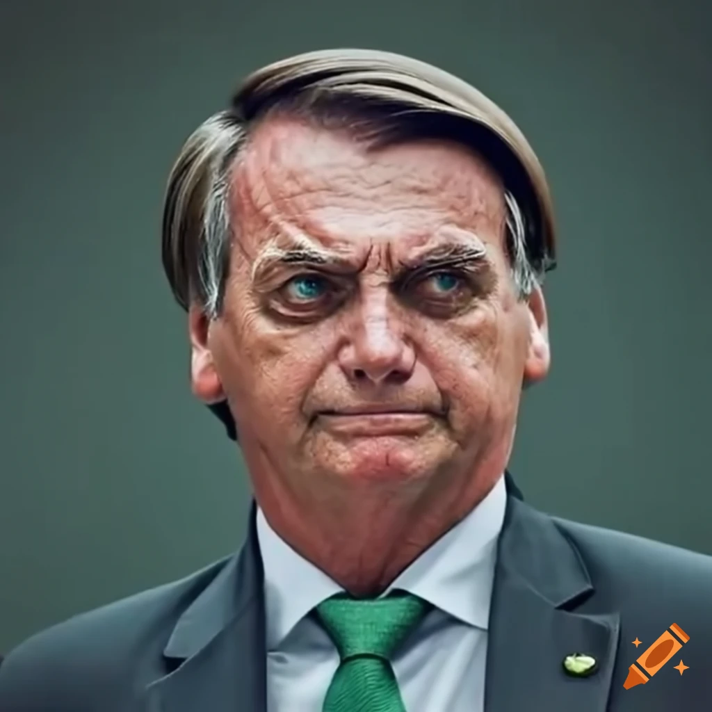 Celular flying with Bolsonaro on top