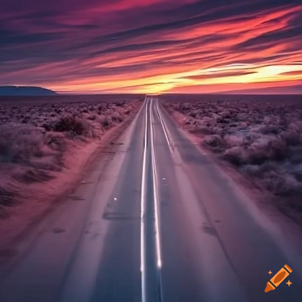 Route 66 crossroad