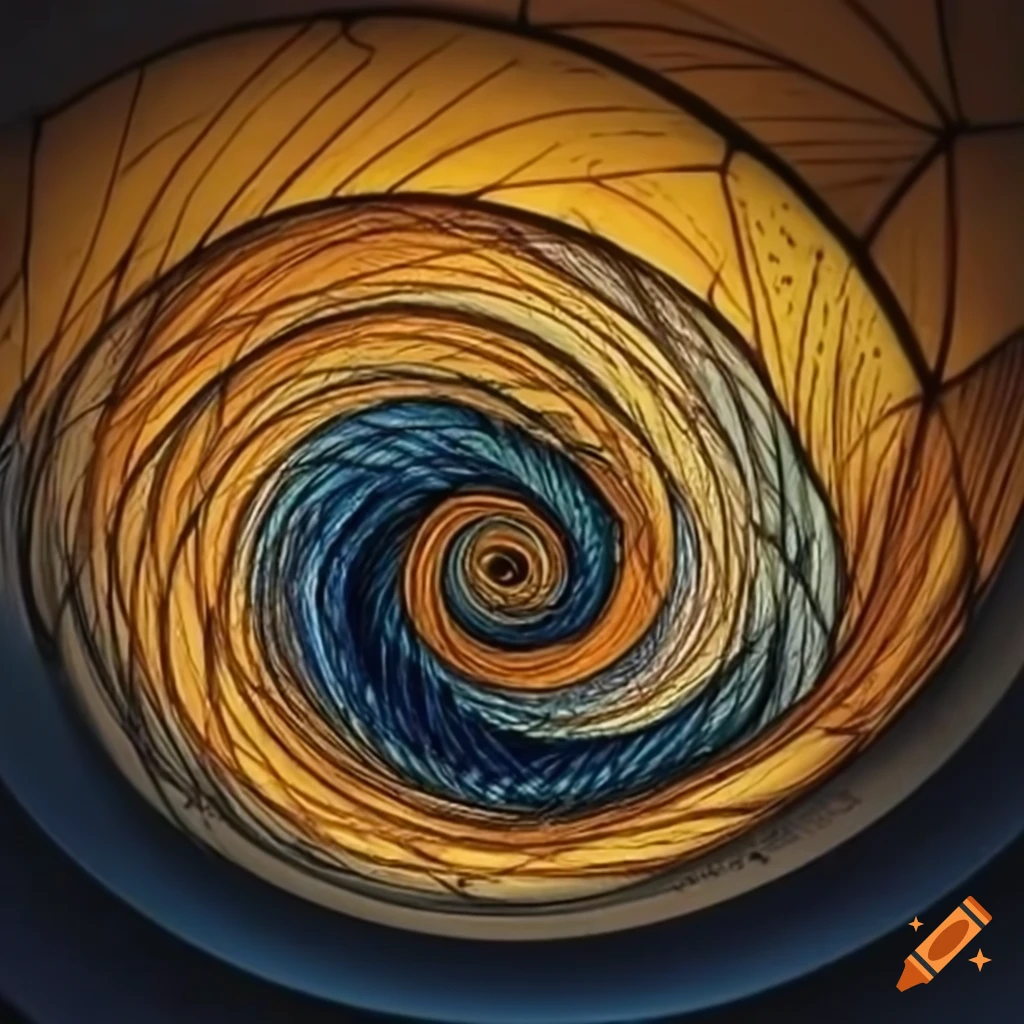Sezione aurea or fibonacci sequence on Craiyon
