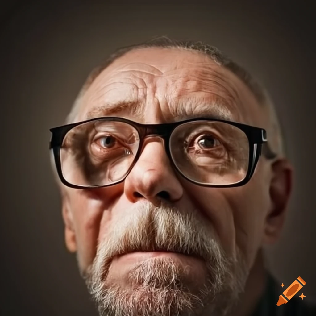 Middle-aged man wearing glasses
