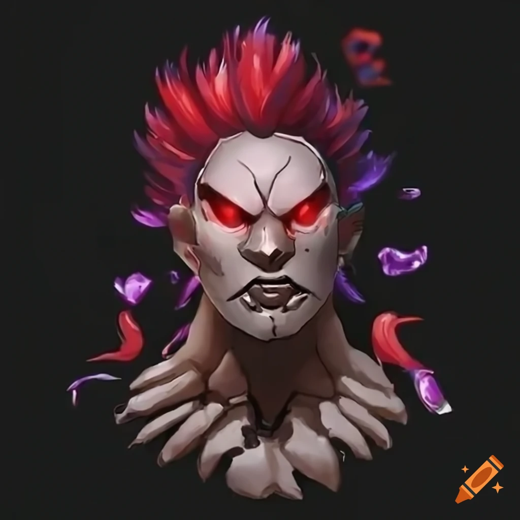 Character artwork of Akuma and Genji