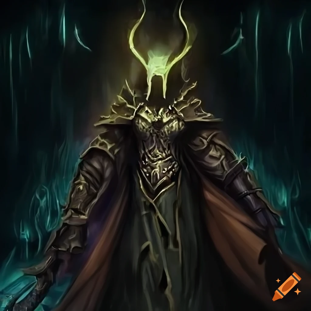 Plague lord fantasy sorcerer lich artwork
